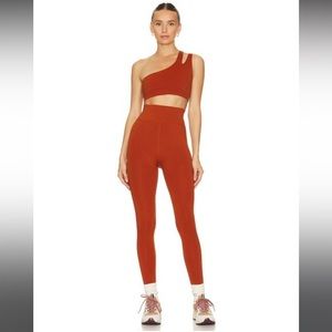 Camila Coelho Women's Red Arlette 7/8 Legging and top